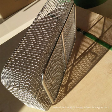 Panier fait sur commande de panier de grillage d&#39;Inconel / treillis métallique